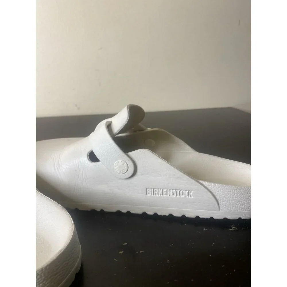white Birkenstock Boston EVA clogs Women’s Size 8 - Picture 4 of 8
